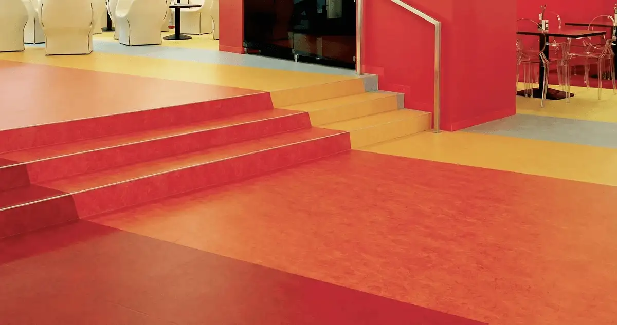 Snack bar with beautiful professionally installed linoleum flooring in Savannah, GA