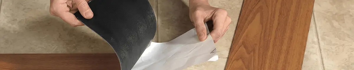 A professional installing vinyl flooring in Savannah, GA